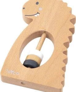 Tryco Dino Houten Rammelaar TR-353006 10 Tryco Dino Houten Rammelaar TR-353006 -grijp-bijtspeelgoed Verkoop 550x705 2