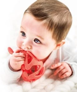 Nûby - Bijtring - Silicone Bijtbal - Rood - 3m+ -grijp-bijtspeelgoed Verkoop 550x706 1