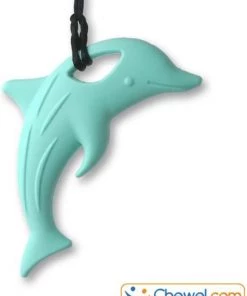 Bijtketting - Dolfijn Happy Flipper | Mint | Chewel ®