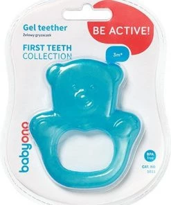 Babyono 'Beer ' Koelbijtring Met Ice Gel, 3+ M Groen -grijp-bijtspeelgoed Verkoop 550x713 4