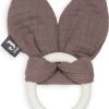 Jollein Bijtring Siliconen Bunny Ears - Chestnut