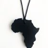 Mixed Babies Bijtketting Kauwketting - Afrika Vorm (zwart)