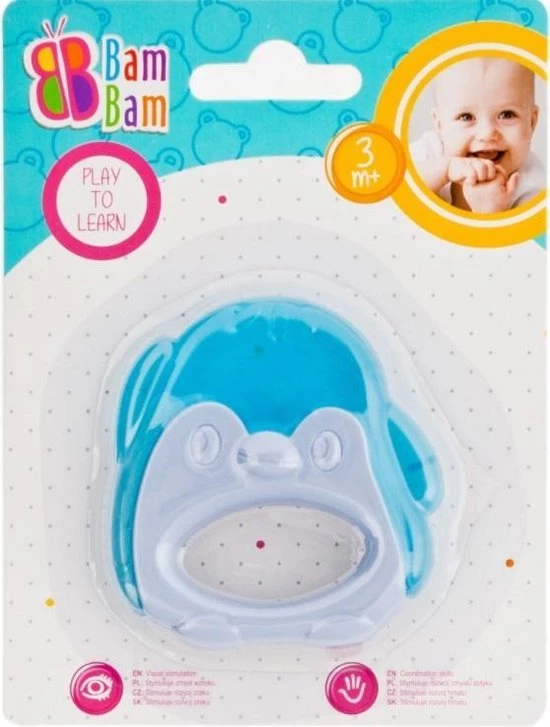 Merk Onbekend Koelbijtring - Baby - Pinguïn - Gevuld Met Watergel 1 Merk Onbekend Koelbijtring - Baby - Pinguïn - Gevuld Met Watergel