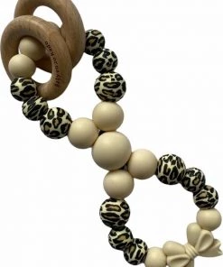 BabyenzoKado Bijtring Twist NOA Beige Strikje