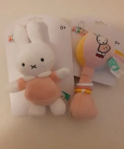 Nijntje Tiamo Babybundel Knuffel + Rammelaar Set - Licht Roze.