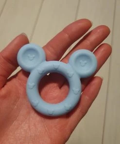 Merkloos Bijtring - Siliconen - Baby - Mickey Mouse - Disney - Siliconen Bijtring - Doorkomende Tandjes - Jongen - Meisje - Blauw - Teether - BPA Vrij -grijp-bijtspeelgoed Verkoop 550x733 7
