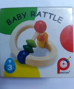 Pintoy - Houten Baby Rammelaar - Zig Zag -grijp-bijtspeelgoed Verkoop 550x737 2