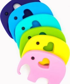 Bijtketting-winkel Olifant Bijtketting Kauwsieraad - Roze -grijp-bijtspeelgoed Verkoop 550x747 5