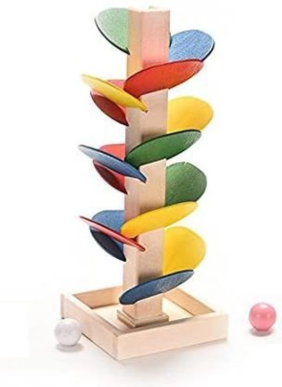 Deluxe HB Ballentoren - Kinder Houten Marmeren Run Toy Children's Jigsaw Puzzle Toy- (WK 02127) 3 Deluxe HB Ballentoren - Kinder Houten Marmeren Run Toy Children's Jigsaw Puzzle Toy- (WK 02127) - Afbeelding 3