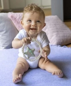 TULLO Sensorische Rammelaar Ster Groen - Grijs -grijp-bijtspeelgoed Verkoop 550x767 2