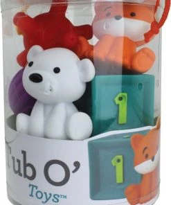 Infantino - Speelset Tub O'toys - Badspeelgoed -grijp-bijtspeelgoed Verkoop 550x767 3