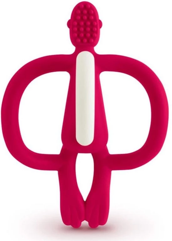 Matchstick Monkey Bijtring – Robijn Rood 2 Matchstick Monkey Bijtring – Robijn Rood - Afbeelding 2