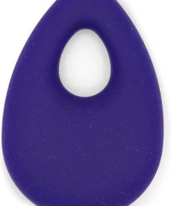 Bijtring-winkel Druppel Bijtketting Kauwsieraad - Donkerblauw