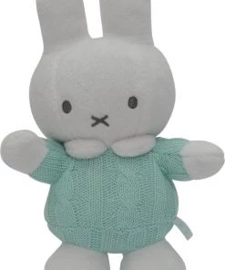 Nijntje Gebreid Knuffelrammelaar - Mint