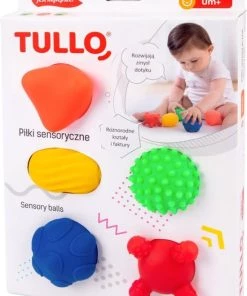 Tulilo Tullo Sensorische Textuurballen - Set Van 5- 0m+ 0+ Manden, Kraamcadeau -grijp-bijtspeelgoed Verkoop 550x805