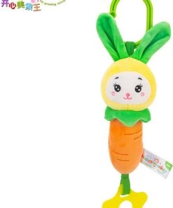 Happy Monkey BBSky Kinderwagen Rammelaar/ Speelgoed/ Speeltjes/ Kerstcadeau Voor Baby/Cartoon Pluche Dier Rammelaar Bel Wandelwagen Baby Winkelwagen Opknoping Windgong Muzikale Hand Shaker Speelgoed / Konijntje