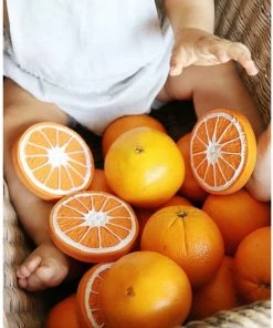 Oli & Carol Oli&Carol - Bad - Bijtspeeltje - Clementino The Orange - Sinaasappel -grijp-bijtspeelgoed Verkoop 550x810 1