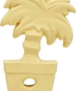 Lanco Toys Lanco Rubberen Bijtspeeltje - Palmboom - Geel