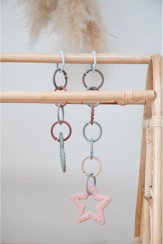 BIBS - Siliconen Bijtring - Bijtringen - Star Blush 3 BIBS - Siliconen Bijtring - Bijtringen - Star Blush - Afbeelding 3