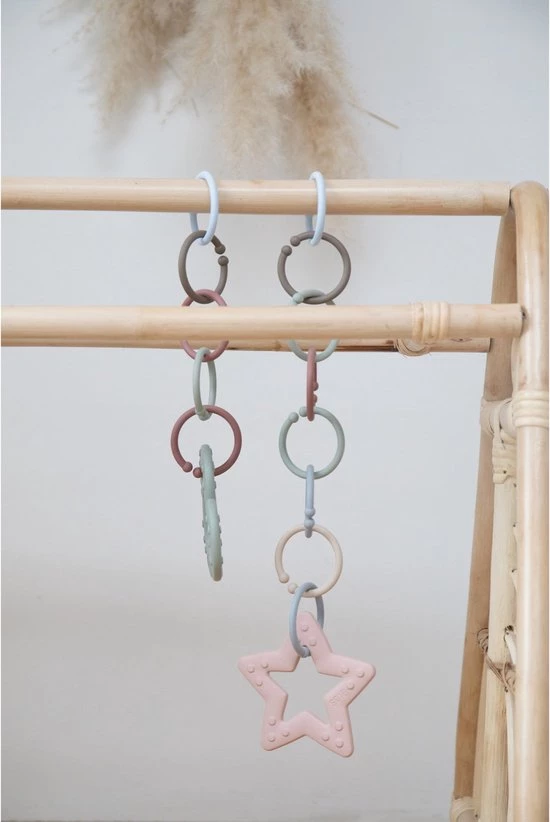 BIBS - Siliconen Bijtring - Bijtringen - Star Ivory 6 BIBS - Siliconen Bijtring - Bijtringen - Star Ivory - Afbeelding 6