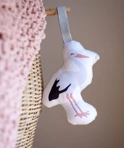 NOOX City Kids Soft Toy Ooievaar - Soft Babytoy - Met Rateltje En Knisper -grijp-bijtspeelgoed Verkoop 550x823 4