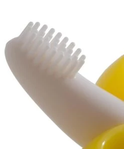 Baby Banana Baby Banaan Tandenborstel/bijtspeeltje – Geel - Baby Tandenborstel - Bij Doorkomende Tandjes - Tandvlees Massage - Babytandenborstel - Peuter Tandenborstel -grijp-bijtspeelgoed Verkoop 550x824 3