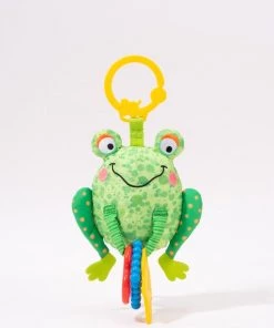 Jollybaby Speelgoed Baby 0 Jaar/ Kinderwagen Rammelaar/sinterklaas/black Friday/ Kerstcadeau/ Speelgoed/ Speeltjes/ Cartoon Pluche Dier/ Rammelaar/ Bijtspeelgoed/ Baby Winkelwagen/ Windgong Muzikale/ Hand Shaker Speelgoed / Kikker