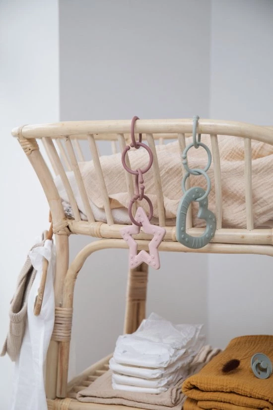 BIBS - Siliconen Bijtring - Bijtringen - Star Blush 2 BIBS - Siliconen Bijtring - Bijtringen - Star Blush - Afbeelding 2