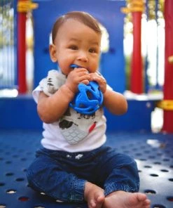 Nûby - Bijtring - Silicone Bijtbal - Blauw - 3m+ -grijp-bijtspeelgoed Verkoop 550x825 31