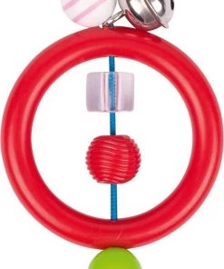 Heimess Bijtring Roze Parel Plastic, 8 Cm