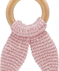 Baby Jem Babyjem Bunny Roze Houten Bijtring 651